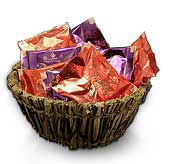 Almond Toffee Minis - Mixed Basket Almond Toffee Minis - Mixed Basket